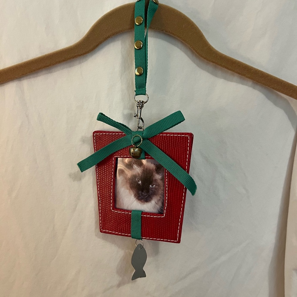 Christmas ornament for Photo of your Cat! 😻